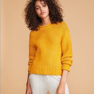 Lou & Grey yellow sweater- NWT